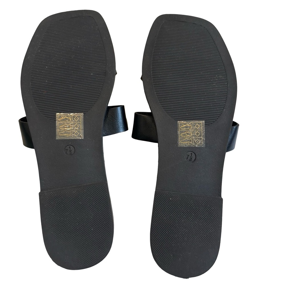 Jason Wu Black Danis Slide Sandals, Sz 7.5 - Picture 11 of 11